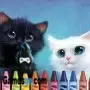 gatitos para colorear