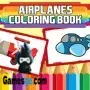 livre de coloriage d’avions