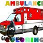 coloriages camions ambulanciers