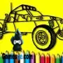 livre de coloriage de voiture de rallye bts