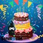casse-tête de gâteau d’anniversaire