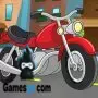puzzle de moto de dessin animé