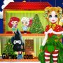 Рождественский кукольный домик принцессы