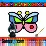 colorir e decorar borboletas