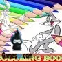 livre de coloriage pour bugs bunny