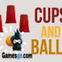 कप और गेंदें