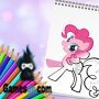 joli livre de coloriage poney