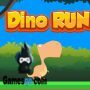 ركض دينو الديناصور في الغابة