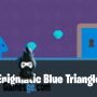 triangle bleu énigmatique