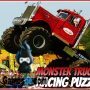 puzzle de courses de camions monstres