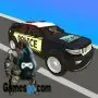 perseguição de carro de polícia