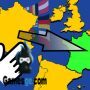 разбросанные карты европы