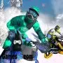 corrida de moto na neve